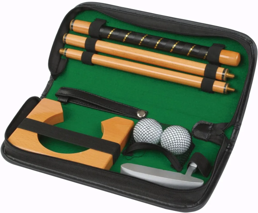 Wholesale Office Gift Mini Golf Ball Souvenir Putter Set