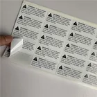 Adhesive Sticker Custom Top Saling Self Adhesive Safety Warning Sticker