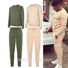 Tech Fleece Custom Wholesale Cotton Polyester Blend Tech Fleece Mens Fitted Tracksuit Slim Fit Plain Tracksuits