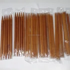 Knitting Needle 2.0-12.0mm Double Point Bamboo Knitting Needle For Yarn Woolen Blanket Knitting Needle Set