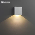 Wall Bedroom Room Wall Light CE RoHs Aluminum Cube Wall Light Up And Down 3W For Living Room Bedroom
