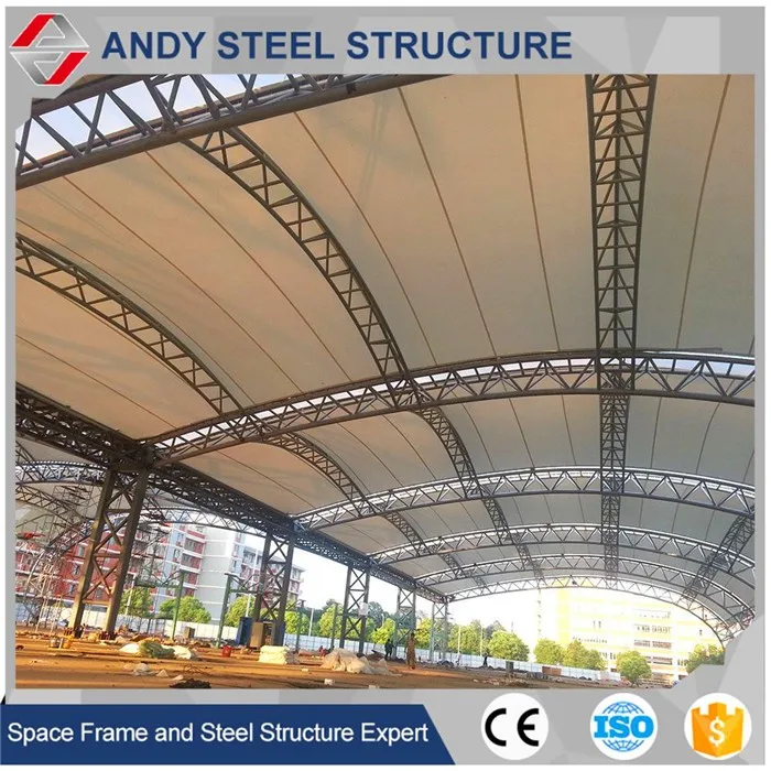 Prefab Steel Pipe Truss Steel Structure Tubular Roof Truss Shed For