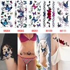 Tattoo Butterfly Design Tattoo Tribal Tattoo Designs Ankle Butterfly Tattoo Sticker