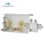 Research Vacuum Glove Box University Laboratory Research Vacuum Operation Acrylic Glove Box With Glove