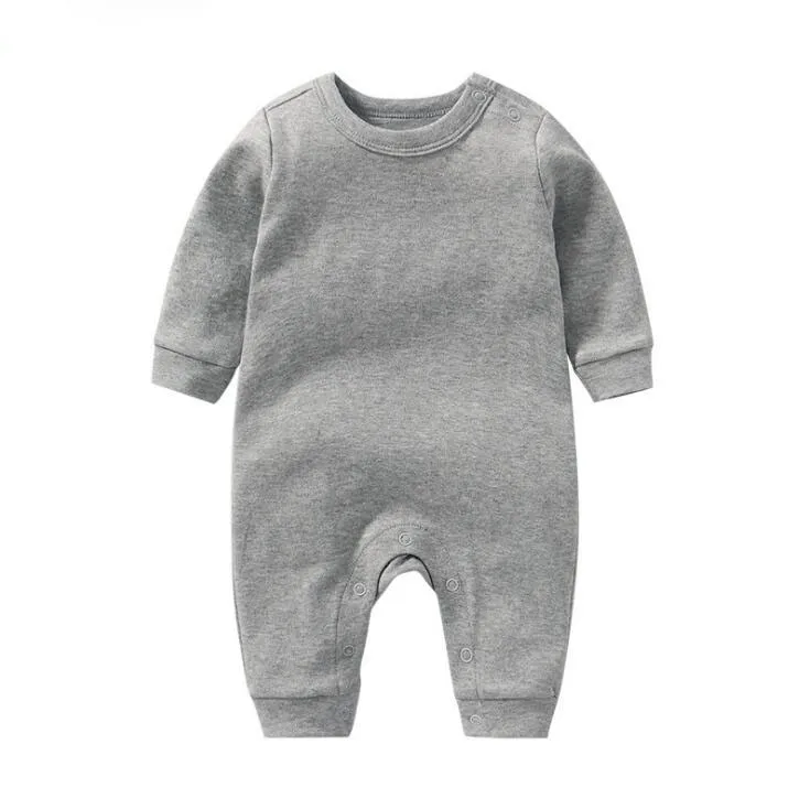 manufacturer Cotton Knitted Baby Boy Spring Clothes Romper Autumn  Sleep  Custom Print Unisex OEM