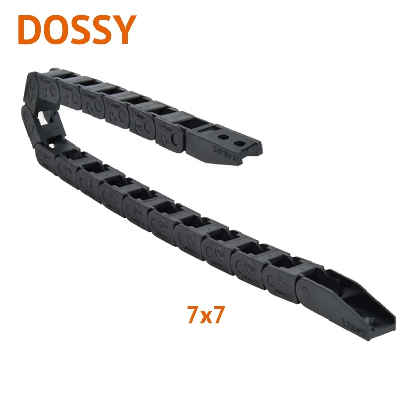 Torpe Ortodoxo vestíbulo 7x7mm Cable Drag Chain Wire Carrier Plastic Towline For Cnc Router Machine  Tools 3d Printer - Buy Cable Chain,Plastic Cable Carrier,Cable Drag Chain  Product on Alibaba.com