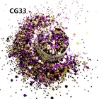 Hot Sale Chunky Glitter Bulk Holographic Mixed Glitter Iridescent Party Wedding Hybrid Decoration Chunky Gliter