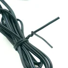 Black Twist Tie For Computer Cable Wire WIDTH 1.8MM WITH IRON CORE 0.45-0.55MM