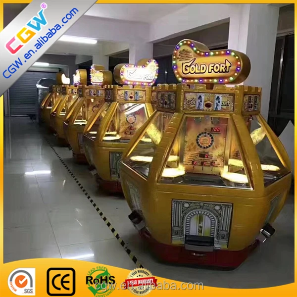 Cgw Gold Fort Coin Pusher Redemption Game Machine Arcade Ticket Lottery Game Machine Buy Coin And Ticket Redemption Games Gold Fort Arcade Ticket Lottery Game Machine Product On Alibaba Com