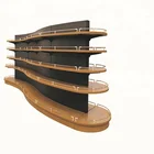 Store Store Display Wooden Adjustable Supermarket Store Display Shelf Dtand System