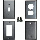 Shanghai Linsky 1 Gang Blank Wall Switches Stainless Steel Cover Plate SS Wall Plate