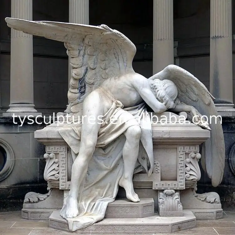 sad angel statue