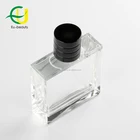 Perfume Glass Bottle Perfumeglassglassglass Price Glass Bottle 100ml Square Shape Perfume Glass Bottle With Magnet Cap