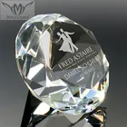Crystal Table Blank Crystal Diamond Paperweight For Wedding Table Souvenirs