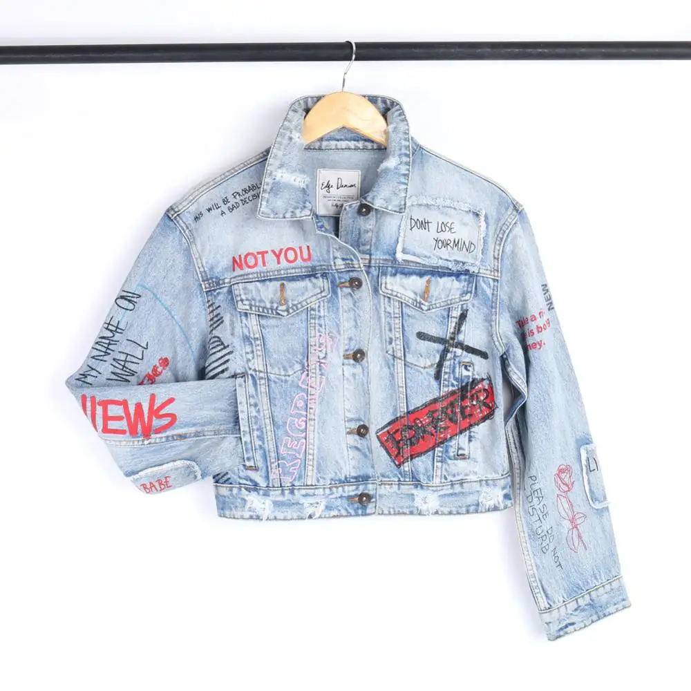 printed jean jackets