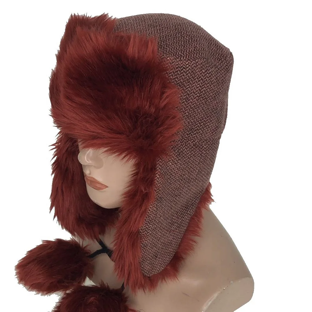 bomber hat faux fur