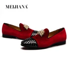 Mens Loafers Genuine Leather Comfortable Luxury Men Party Loafers Shoes