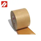 Brown masking kraft paper printed packing tape for company logo