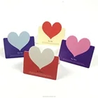 Writing Paper Paper Paper Card China Factory Heart Shape Writing Handmade Greeting Card Paper