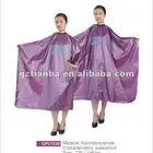 Satin Cape Purple Color Adults Satin Hairdressing Cape