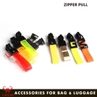 Bag Fittings Zipper Pull For Bag Fashion Logo Brand Printing Woven String Custom High Quality Bag Zipper Pull Rope For Bag Fittings