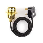 Lamp Holder Brass Lamp Holder Brass Light Fixture Bedroom Corded With Plug Vinrage E27 Lamp Holder With Wire Cord