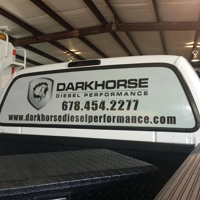 custom perforated stickers