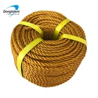 String 6mm 8mm 3 Strand Danline Type And PP Material Twisted Plastic Polypropylene Rope Packaging Rope Twine String