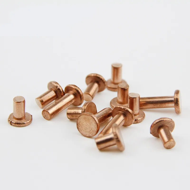 M4-Copper-Rivets-Flat-head-Copper-Rivet-Countersunk-Solid-Rivet-30pcs