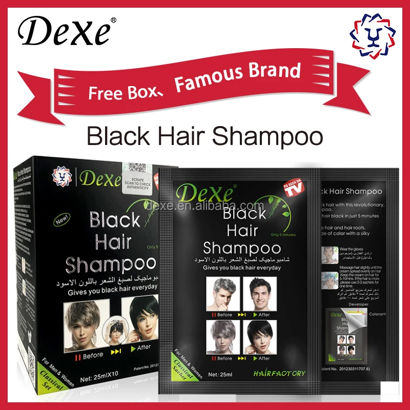 Herbal Black Hair Colour Shampoo Wholesale Halal Makeup Ammonia Free/ppd Free/Permanent Hair Dye