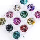 Shell Abalone Nail Design Japanese Nail Shell Pieces Of Natural And Irregular Abalone Shell Powder Nail Decoration