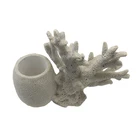 Custom Pen Holders Resin Coral Figurine Pen Holder