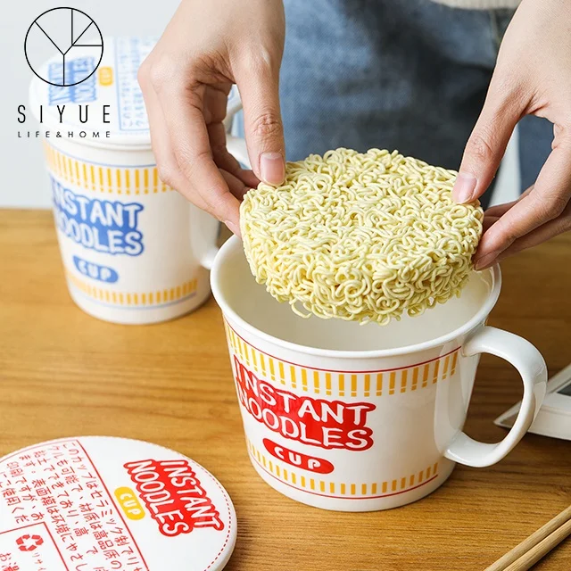 instant noodle ceramic bowl