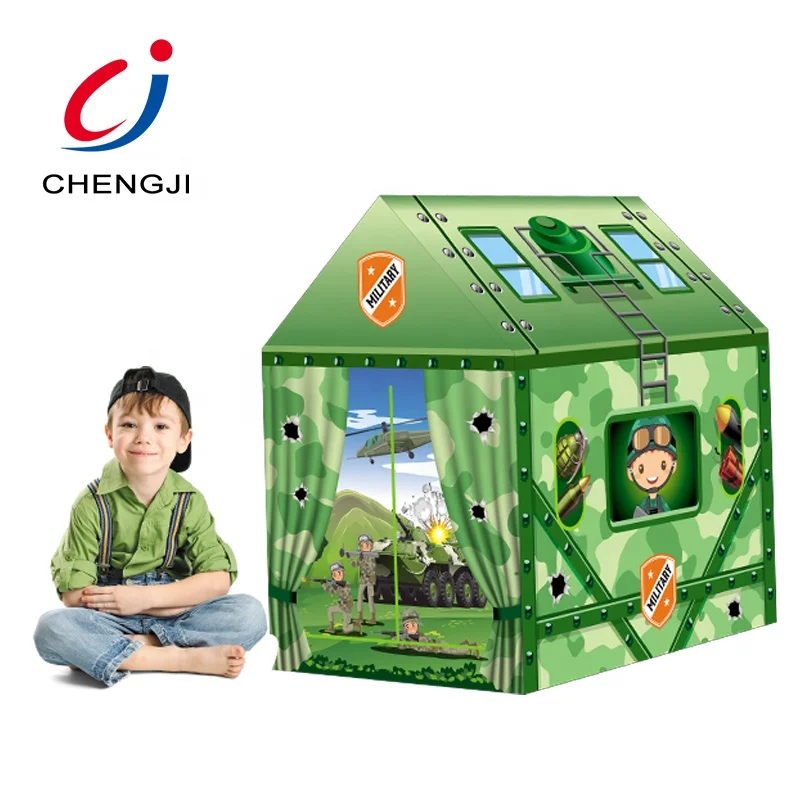 Chengji wholesale folding outdoor indoor child toy tent en71 playground kids play sports toy tent house with 50 balls