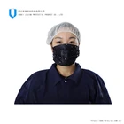 Coat Coats Dark Blue Disposable Polypropylene Lab Coat Collar Lab Coats Elastic Cuff Visiting Coats
