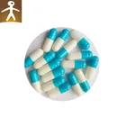 Blue Medicinal Gelatin Colored Capsules Wholesale Size 4 Blue White Color Medicinal Gelatin Empty Hard Capsules