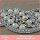 Crystal And Pearl Crystal Beading Rhinestones Beaded Rhinestone Crystal And Pearl Applique Supply From Factory