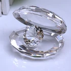 Crystal Pearl Crystal Wholesale Crystal Conch Pearl Shaped Gift With Diamond