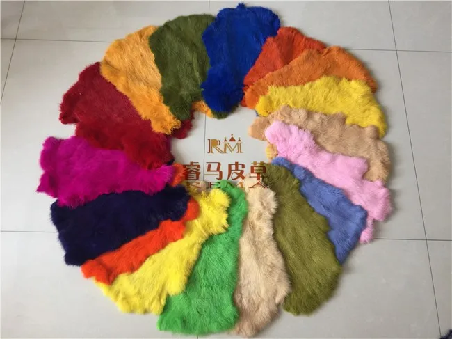 Colorful Dyed Rabbit Fur Skins Buy Rabbit Skins Rabbit Fur Dyed Rabbit Pelts Product On Alibaba Com