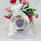 Customized Colors Organza Small Gift Bags Cloth Hair Extensible Bag