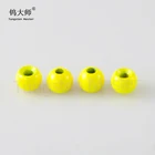 Beads Jig Tying Colorful Hole Fly Tying Brass Beads Wholesale Manufacturing Jig Heads