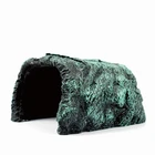 NOMOYPET Quality Assured Big Dark Cyan Cave Shape Resin Snake Hide NS-17