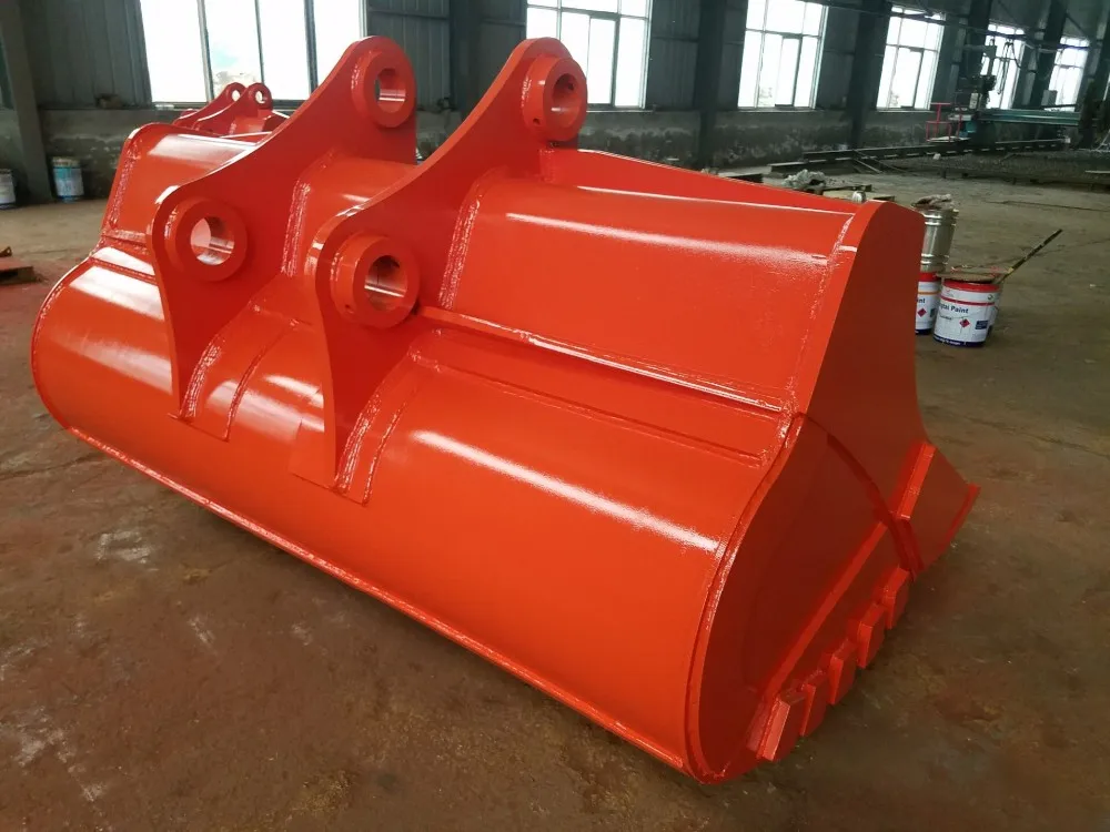 China manufacturer excavator clean up bucket mud bucket grading bucket