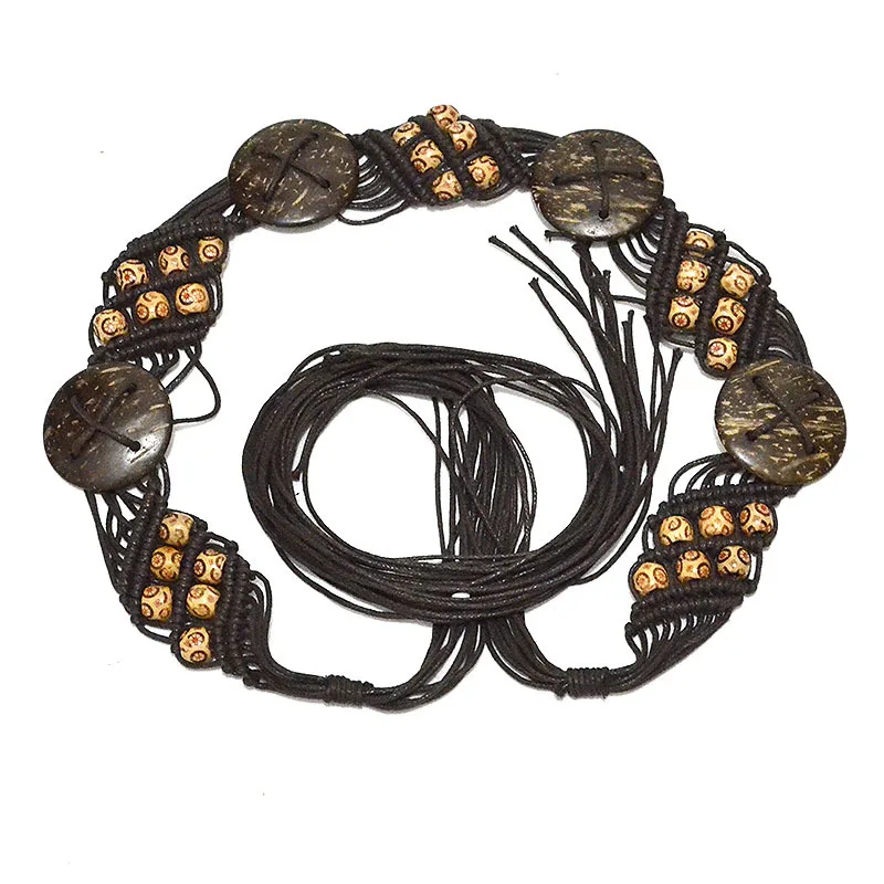 wooden waist beads