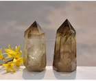 Citrine Gemstone Quartz Point Deepest Nature Smoky Citrine Crystal Quartz Gemstone Point Reiki Healing