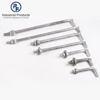 Bolt Hinge Hinge Bolt 3/4''X18'' OEM Style Steel Adjustable Hot Dipped Galvanized J- Bolt Hinge