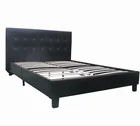 Bedroom furniture modern queen size designs fabric PU bed