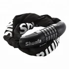 High Quality 1m Chain Lock 5 Letters Combination Security Lock For Bicycle