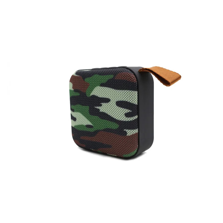 portable wireless cube fabric bt mini speaker