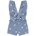 Girl Summer Kids Clothes Children Girl Summer Suspender Shorts Printed Pattern Cotton Fabric Casual Style Kids Clothes Manufacture